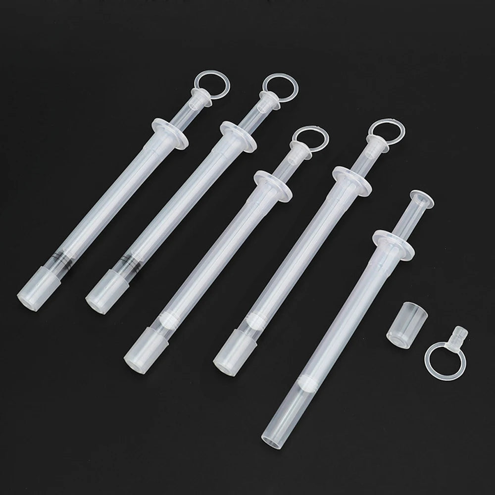 5Pcs Transparent Vagina Detox Suppositories Applicator Pusher Disposable Medical PP Capsule Applicators Available for Pills