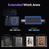 LASERPECKER 4 LP4 Laser Engraving Machine for All Materials Dual Light Laser Engraver Portable for Metal Wood Plastic Carving