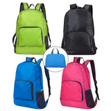 Outdoor Travel Lightweight Portable Foldable Backpack Love Print Folding Green Bag Ultralight Pack for Women Men Hiking Daypack