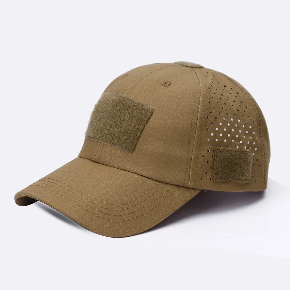1/2pcs New Men's Camouflage Baseball Cap Breathable Sunscreen Hat Outdoor Sports Hunting Hiking Camping Beach Fishing Sun Hat