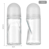 30/50ml Thick Glass Roller Bottle Empty Essential Oil Roll On Bottles Leak Proof Massage Roller Ball Refillable Bottle Container