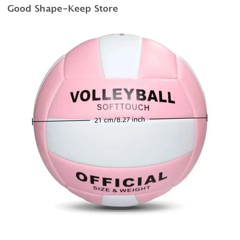 1PC Size 5 Volleyball Soft Indoor Outdoor Volleyball For Game Gym Training Beach Play Volleyball For Beginner Teenager