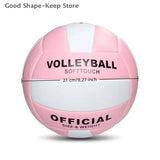1PC Size 5 Volleyball Soft Indoor Outdoor Volleyball For Game Gym Training Beach Play Volleyball For Beginner Teenager