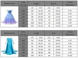 Elsa Anna Kid Princess Girls Dress Rapunzal  Kids Cosplay Halloween Vestidos Children Costume Birthday Party Dress