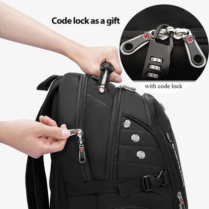 2025 Waterproof 17/20 Inch Laptop Backpack Men Airplane Travel Backpack Women Oxford Rucksack Male School Bag modern Mochila