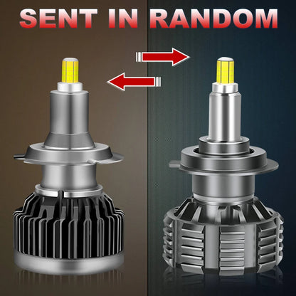 72 CSP 3D 360 H7 Led Canbus Car Headlights Bulbs H9 H8 H11 H4 H1 HB3 9005 HB4 9006 800W Automotive Fog Lights Turbo Mini Lamp 2x