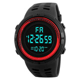 Reloj de pulsera deportivo militar YIKAZE-Y01 para hombre, reloj digital multifuncional, resistente al agua, reloj electrónico para estudiantes, reloj de pulsera masculino. 