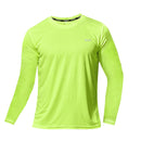 Camiseta de manga larga de seda de hielo de verano para hombre, nueva camiseta de 2023, de secado rápido, transpirable, con aire acondicionado, protección solar para exteriores, para correr.