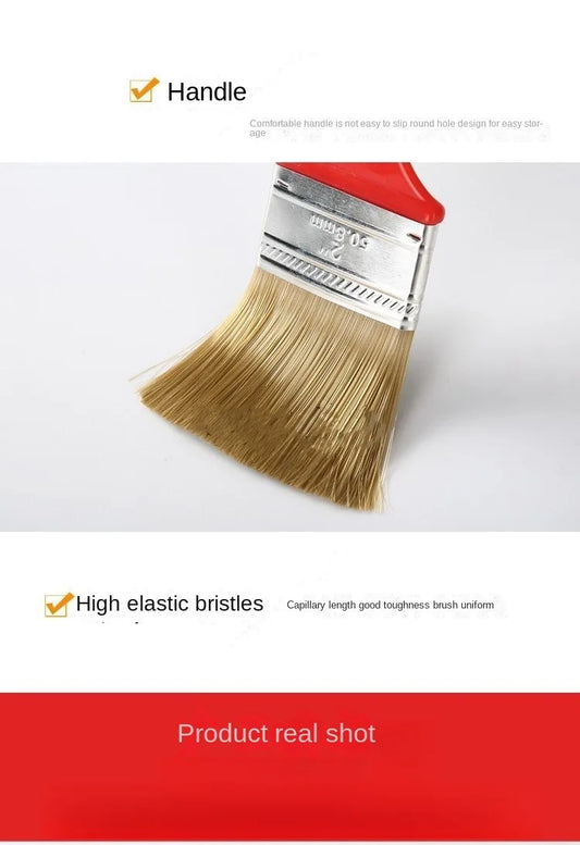 Red paint does not shed dust brush, cleaning brush, paint tools, paint brush
