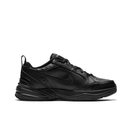Zapatillas Nike Air Monarch 4 Low para hombre y mujer, clásicas, retro, informales, cómodas y acolchadas, blancas y plateadas.