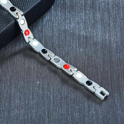 Pulsera magnética de terapia con diseño de dragón para mujer y hombre.