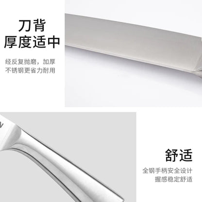 Juego de cuchillos de cocina de acero inoxidable, utilidad para pelar frutas, Chef serbio, rebanar pan, Juego de Cuchillos de Cocina japonés, accesorios, herramientas