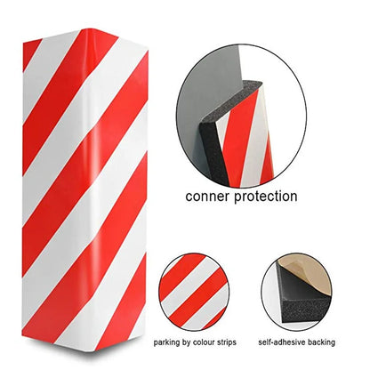 4PCS Garage Wall Protector Foam Edge Corner Bumper Wall Corner Guard Cars Anti-collision Sticker Garage Columns Anti Scratch