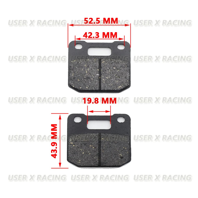 USER-X Universal Motorcycle Disc Brake Pad Front Rear Disc Brake Pads Block Shoes Scooter VICTORIA Blade RG125 Honda 145