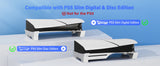 Horizontal Stand for PS5 Slim/Pro Games Console Anti-slip Cooling Base Bracket for PlayStation 5 Slim Console Game Accessories