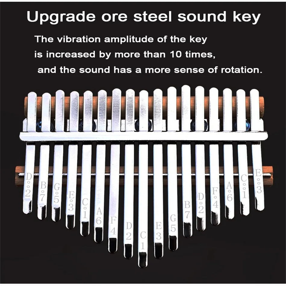 Kalimba music instrument Thumb Piano 17 Keys Mahogany Wood Finger Piano Combinations Gifts for Kids Portable Mbira Finger Piano
