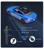 Junsun 9 inch Car DVR 4K Dash Cam Wireless Carplay for Apple Android Auto Dual Lens Video Recorder Dashboard Monitor FM BT AUX
