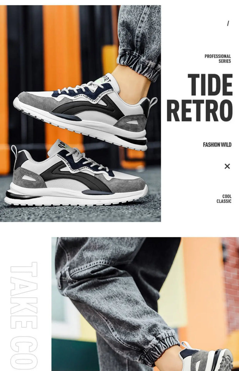 Oulylan Lightweight Running Shoes For Men 2024 Designer Mesh Casual Sneakers Lace-Up Male Outdoor Sports Tennis Shoe