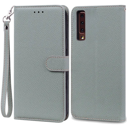 Funda de cuero de lujo con tapa para Samsung Galaxy A7 2018 (SM-A750F)