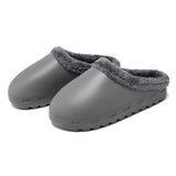 Pantuflas de felpa para hombre, suaves, cálidas y cómodas, de algodón para interiores y el hogar, a la moda para invierno. 
