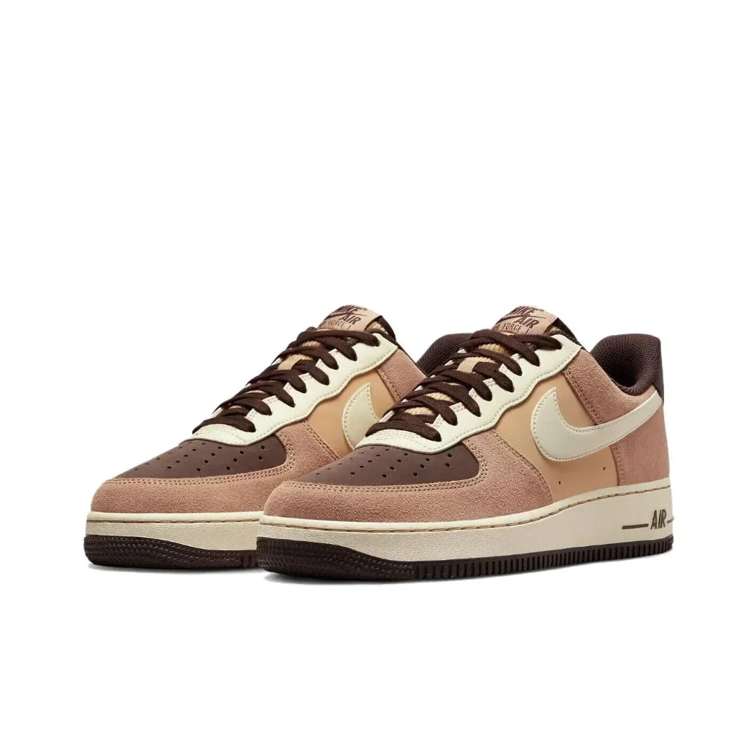 Nike Original White Air Force 1 07 Low Trendy Board Shoes Lightweight Breathable Mens Casual Shoes