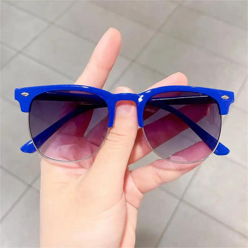 Nuevas gafas de sol para niños, modernas, coloridas, reflectantes, para niños y niñas, con protección UV400, para ciclismo al aire libre, de alta definición.