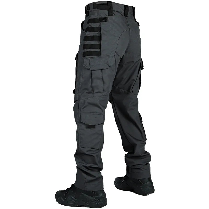 Tactical Pants Men Multi-Pocket Outdoor Cargo Pants Military Combat Trousers Men's Wear-Resistant Hiking Work Trousers Male