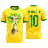 2026 Pelé Brazil Team Football Jersey Match & Training Kit Summer Sports Men's T-Shirt Children's Clothing Tee Y2k Woman
