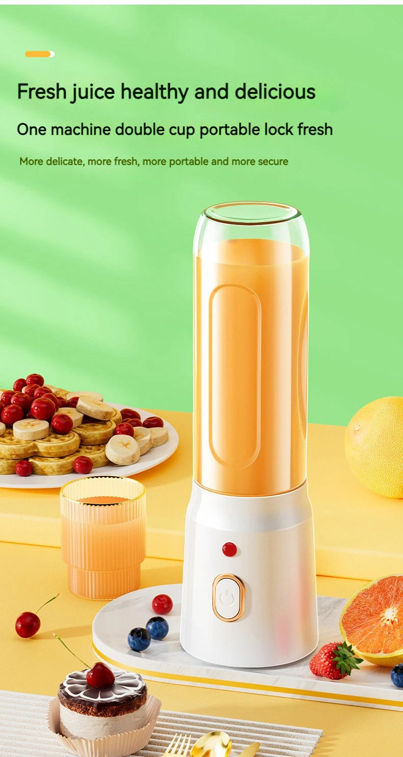 New Portable Automatic Juice Press Fruit Juice Blender USB Rechargeable Wireles Mini Juice Press Kitchen Tools Baby Food Blender
