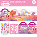 Kids' Reusable DIY Sticker Books Multi-Theme Bubble Sticker Jelly Stickers Portable Montessori Sticker Toy Gifts for Children