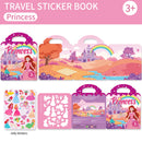 Kids' Reusable DIY Sticker Books Multi-Theme Bubble Sticker Jelly Stickers Portable Montessori Sticker Toy Gifts for Children