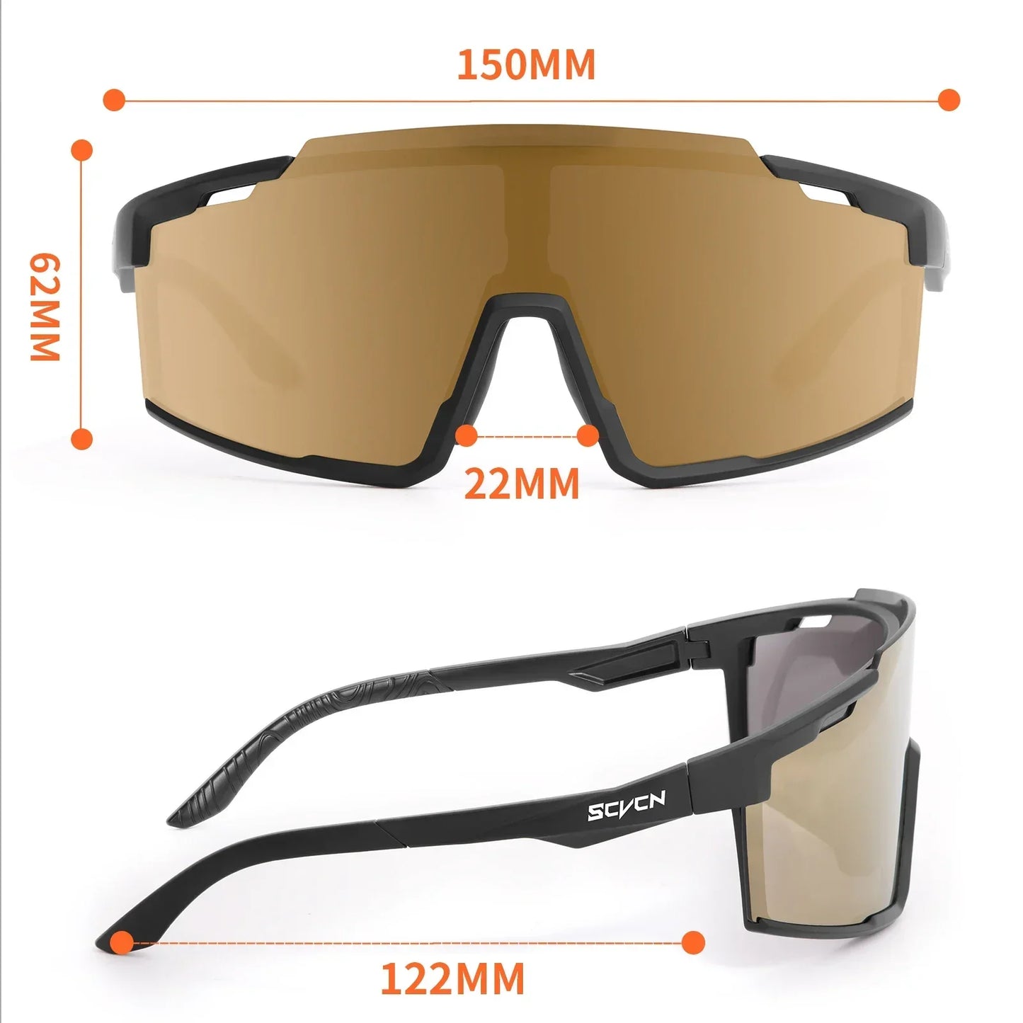 SCVCN Photochromic Cycling Sunglasses Sports Bicycle Glasses MTB Mountain Bike Goggles Accessories UV400 Outdoor Eyewear Men