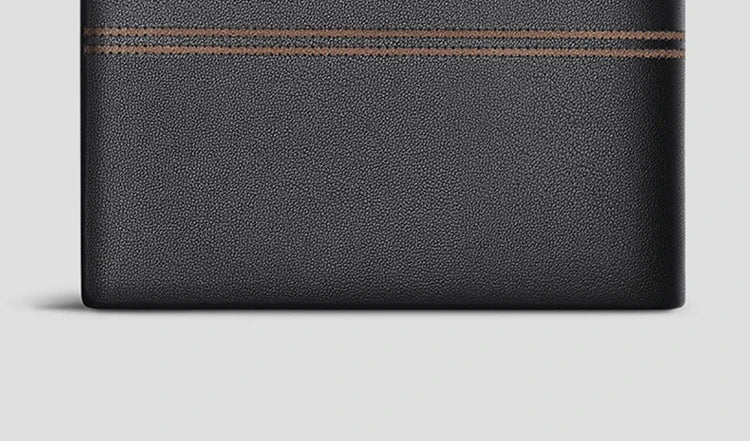 Septwolves Genuine Leather Wallets For Men Original Leather Wallet Man Cowhide Wolf Pattern With Brand Box Father Lover Gift