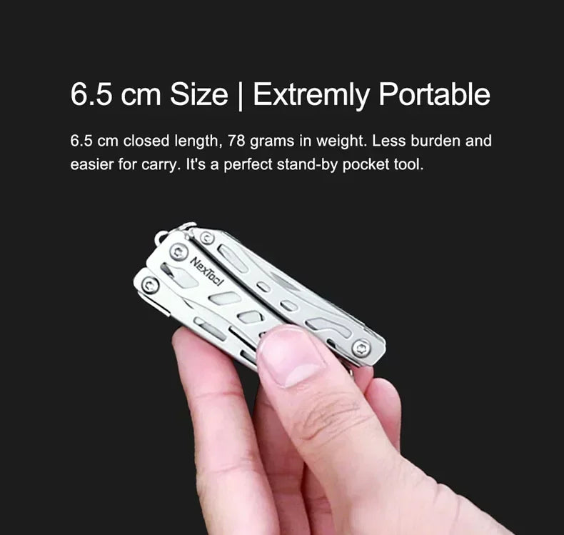 NexTool Mini Flagship 10 IN 1 Multi Functional Folding EDC Hand Tools Pockets Pliers Screwdriver Bottle Opener Outdoor Multitool