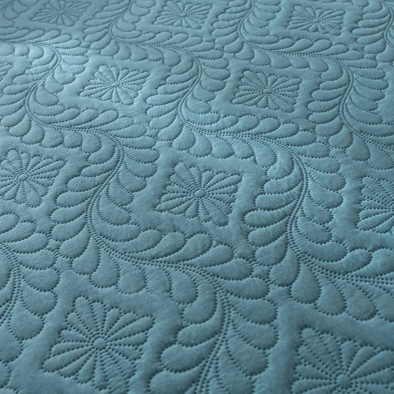 Waterproof Quilted Mattress Cover - Cotton Top, Antibacterial Fiber Fill, TPU Waterproof Layer - A-Class Health Standard