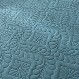 Waterproof Quilted Mattress Cover - Cotton Top, Antibacterial Fiber Fill, TPU Waterproof Layer - A-Class Health Standard