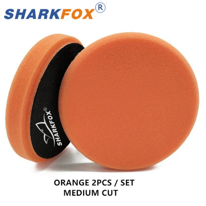 Esponjas de pulido Sharkfox de 5" (125 mm) y 6" (150 mm) para pulidoras DA/RO/GA