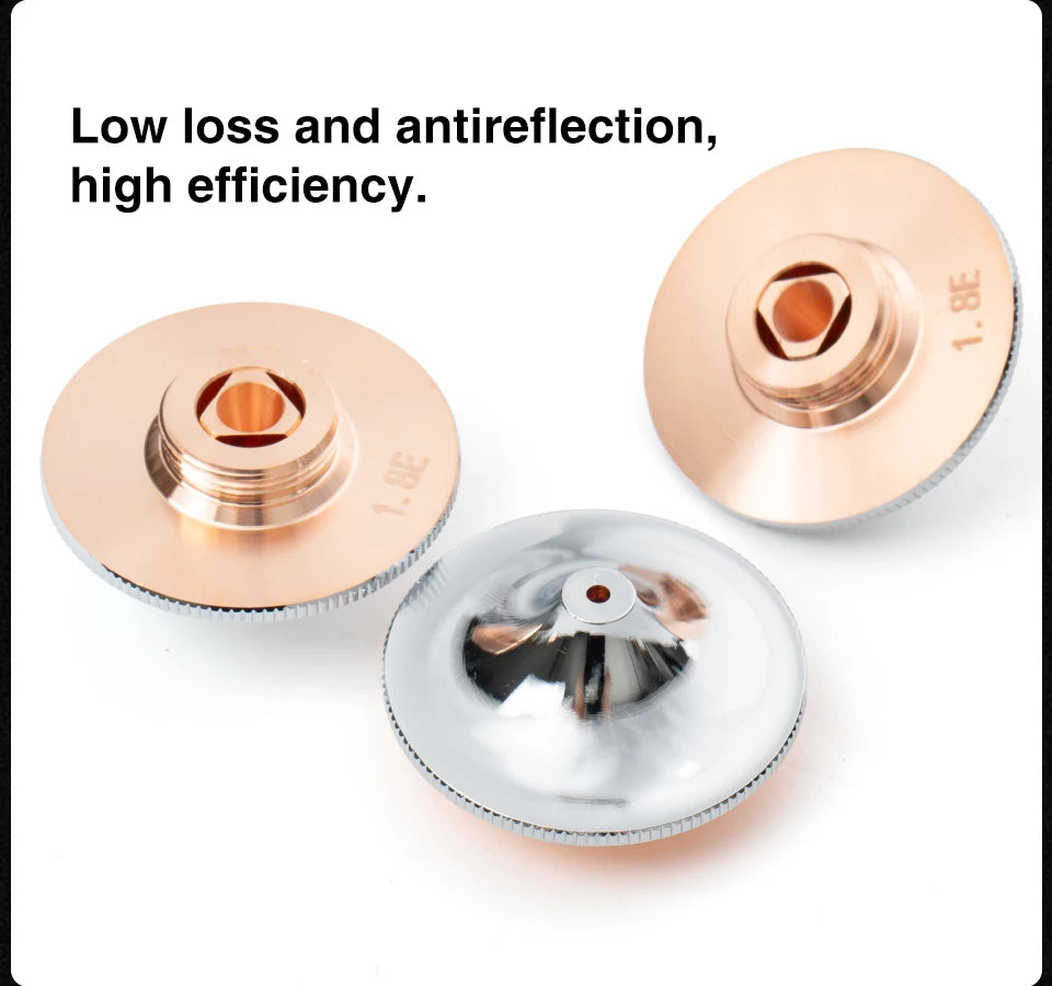 High Speed HANS Raytools Laser Nozzles D28 M11 H15 1.5 1.8 2.0 2.5 3.0 Single Double Chrome-plated Fiber Cutting Machine Parts