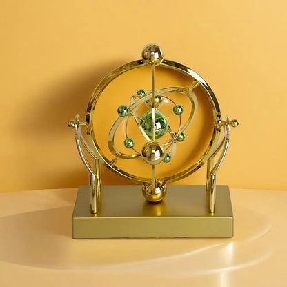 Rotating Magnetic Wobbler Earth Perpetual Motion Desktop Desktop Office Model Ornament Simple Usb Decor Decor Orb M1u8