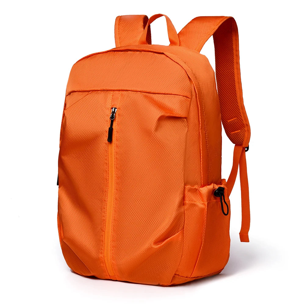 Unisex Foldable Expandable Nylon Backpack Lightweight Casual Large Capacity Multifunctional Outdoor Sports Travel Bag
