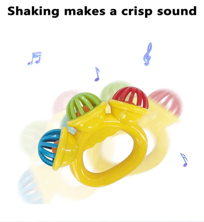 Newborn Baby Infants Rattles Toy Comfort Soothing Soother Sound Toddlers Kids Boys Girls Toys 0-3Y