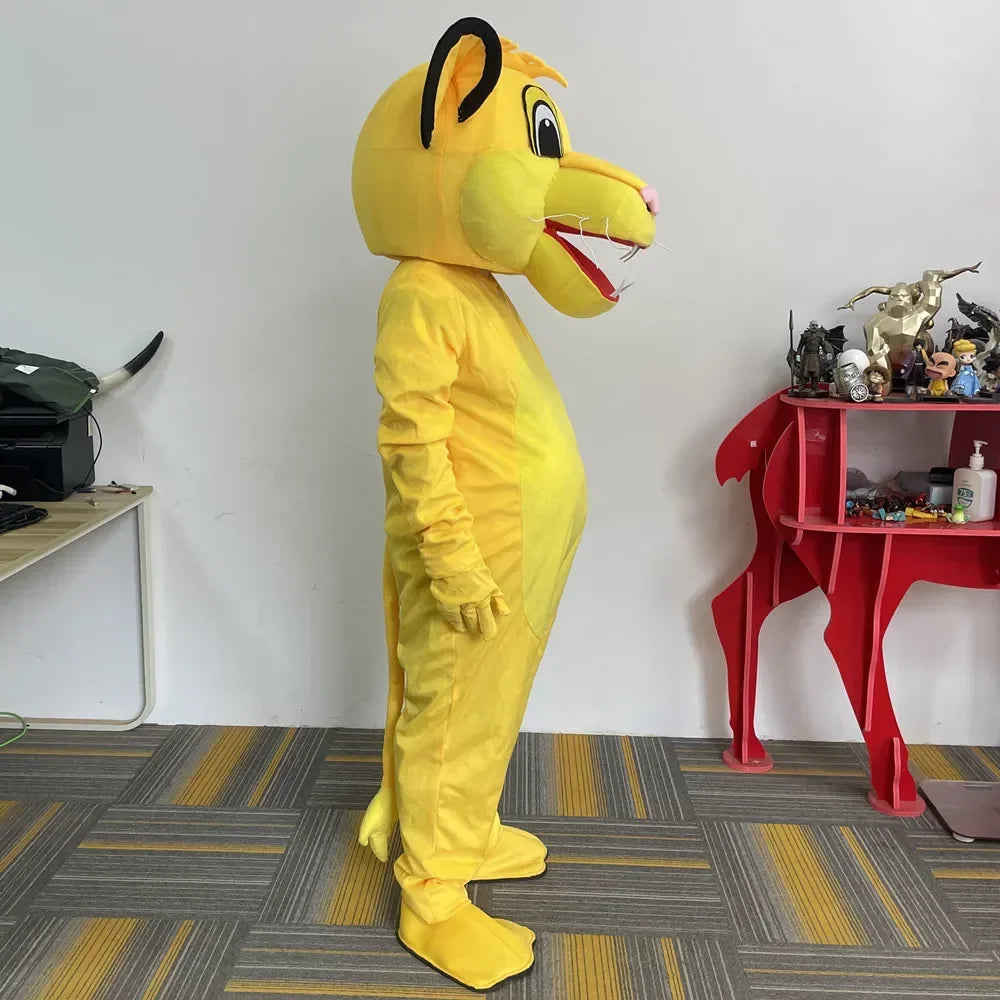 Adult size Lion King Simba Timon Pumbaa Cartoon character costume Mascot Advertis Fancy Dress Party Animal carnival Celebration