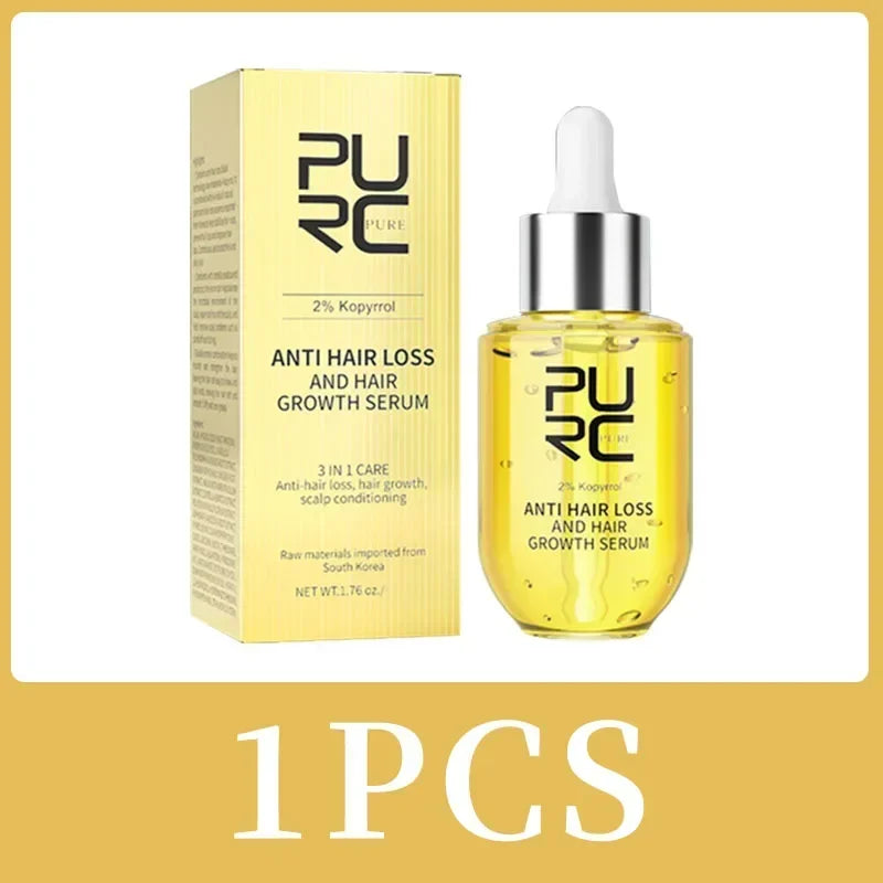Aceite capilar de jengibre para hombres y mujeres, tratamiento anticaída del cabello, suero para el cuero cabelludo, productos de belleza y salud. 