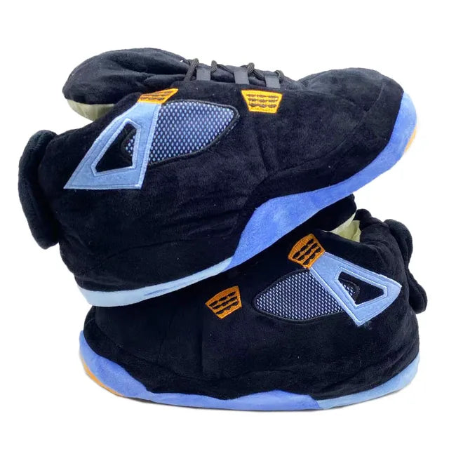 Unisex Warm Sneakers for Women Men Home Slippers House Floor Shoes Large Size Women Slippers One Size 35-44 Winter 