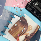 Fromthenon Mushroom Disc Hole Punch 2/4/11 Holes Puncher for A4 B5 A5 Discbound Letter Junior Notebook Planner Stationery