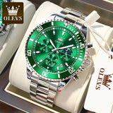 OLEVS Watch Men Top Brand Luxury Gold Quartz Military Watches Waterproof Date Luminous Stainless Steel Chronograph Clock Reloj
