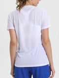 Women's Solid Color Ultralight Quick Dry Sport T-Shirt,Breathable Lightweight  ,Running Gym Compression Shirt