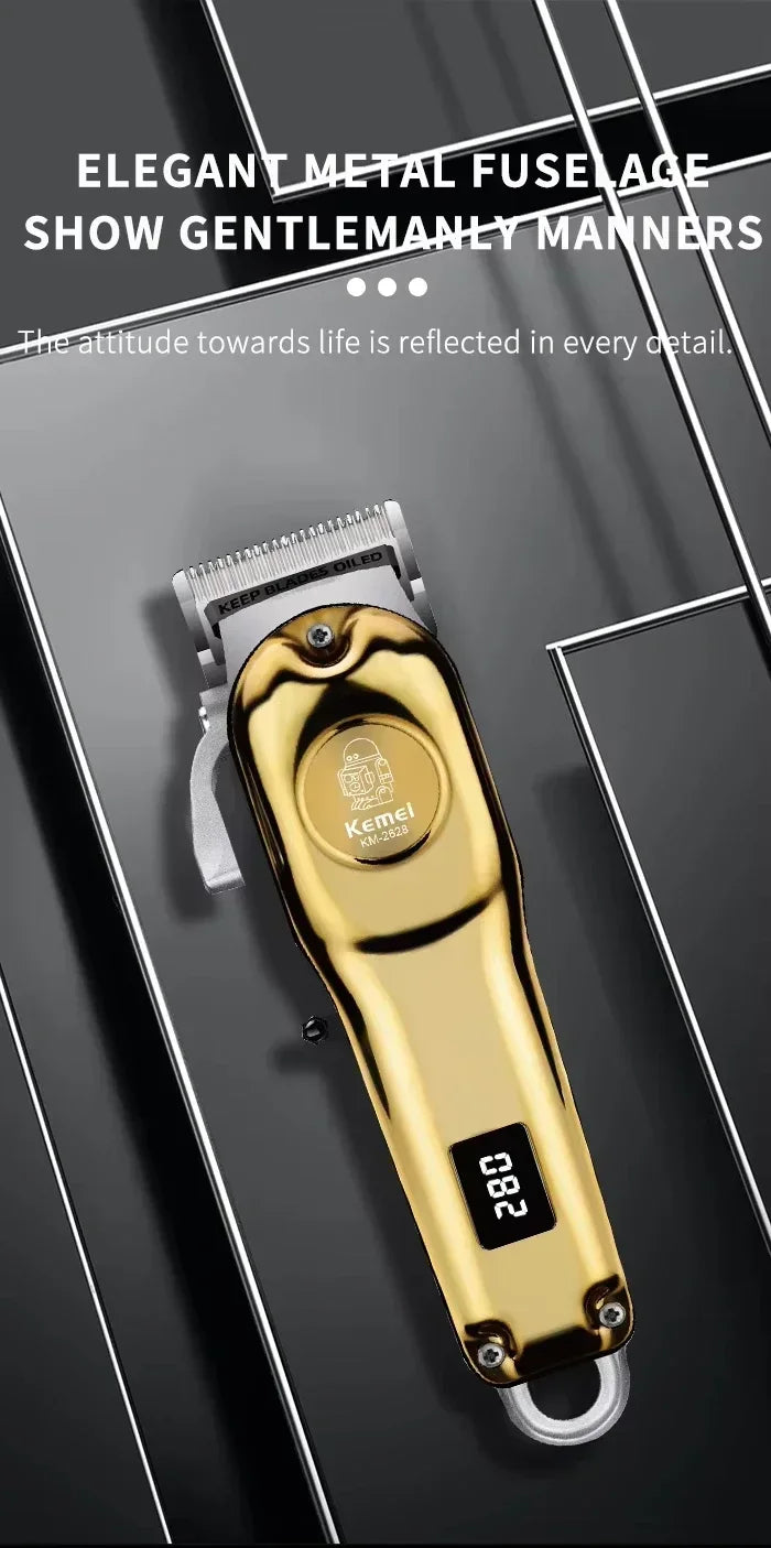 Kemei KM-678 KM-2024 KM-2628 Professional Electric Hair Clippers Beard Clipper Rechargeable Men's Shaver Hair Trimmer Kit