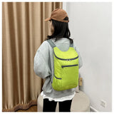 New Waterproof Backpack Portable Folding Bag Student Backpack Backpack Outdoor Large Capacity Movement Men Women Traveling Bag