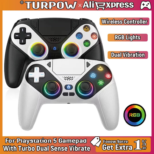 Gamepad For Playstation 5 Wireless Controller PS5 Console Gaming Controller With Turbo Dual Sense Vibrate Programming
